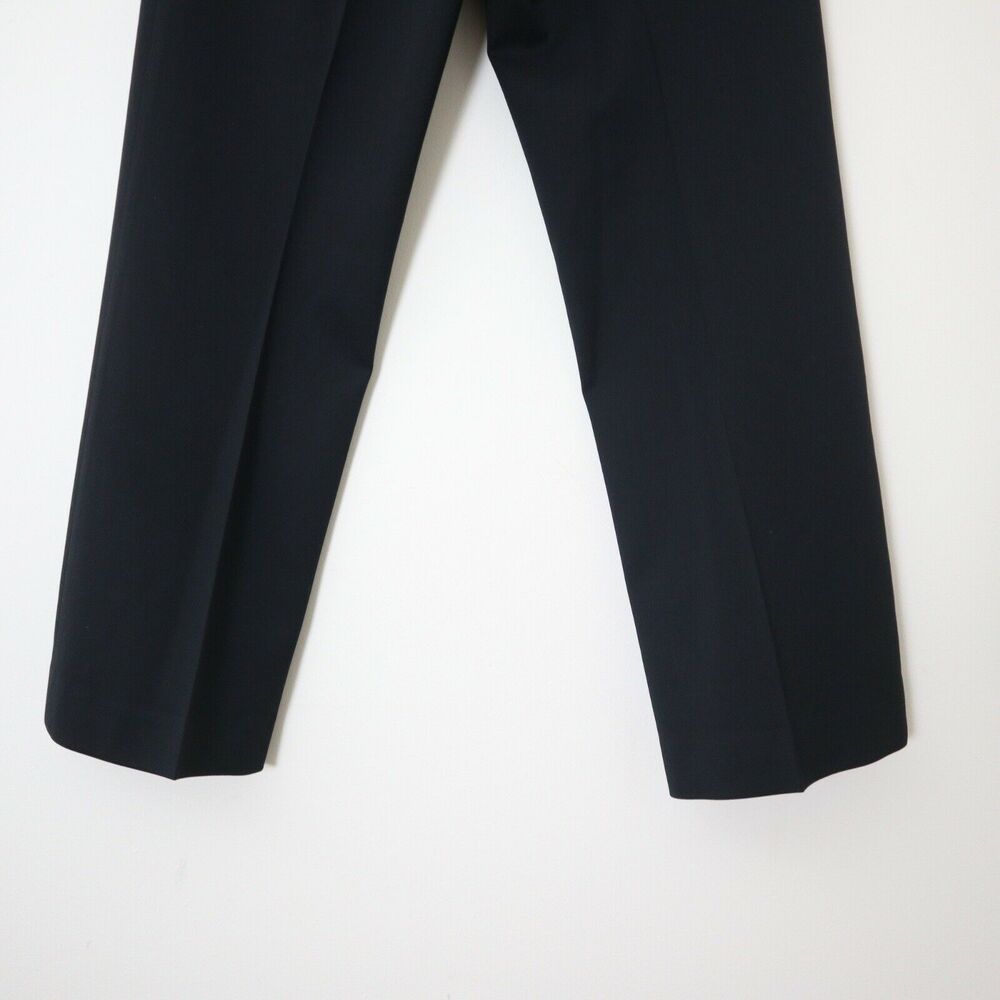 Lafayette 148 New York 30" Waist Menswear Wool-Blend Trouser Pant Black - Picture 11 of 12